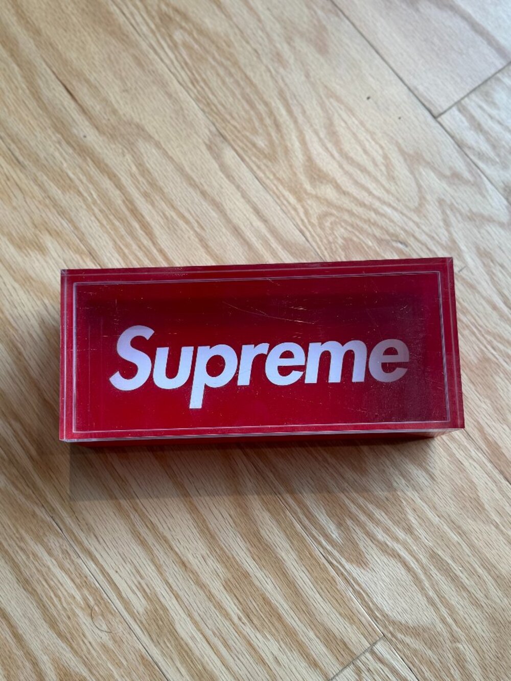 Supreme Lucite Box | Fall/Winter 2016 | Rare | Like New | Supreme NYC